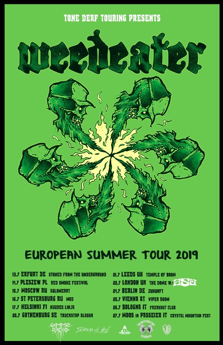 WEEDEATER, THE ATOMIC BITCHWAX updated summer tour dates