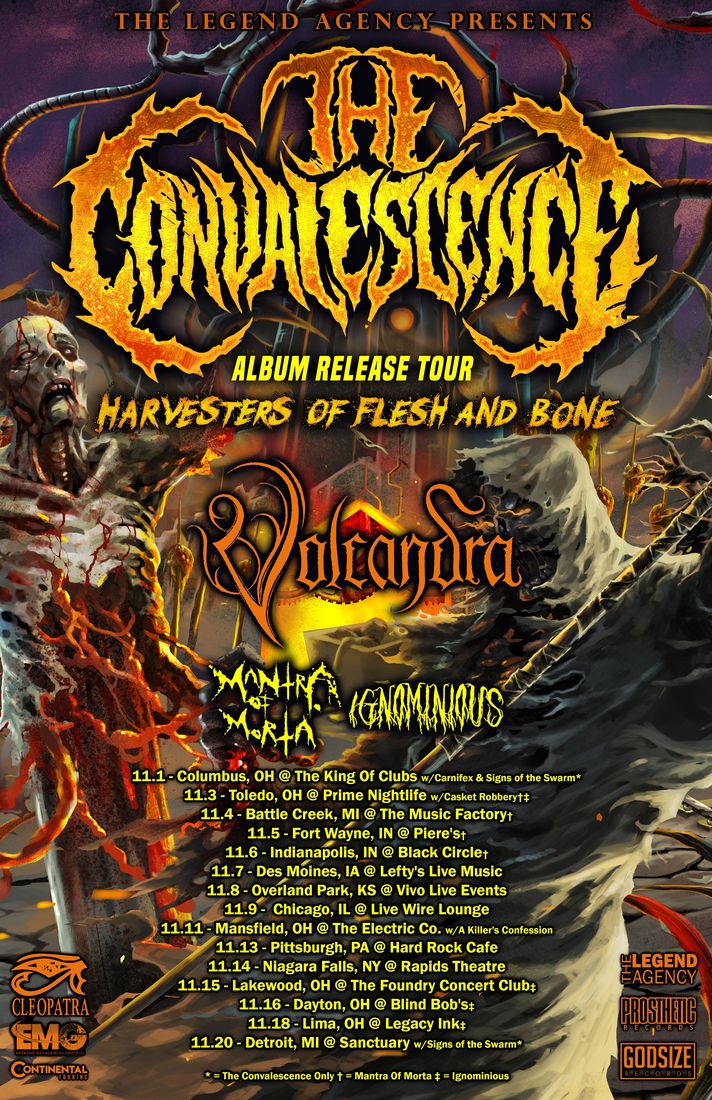 THE CONVALESCENCE Announces “Harvesters Of Flesh And Bone” Album Release Tour