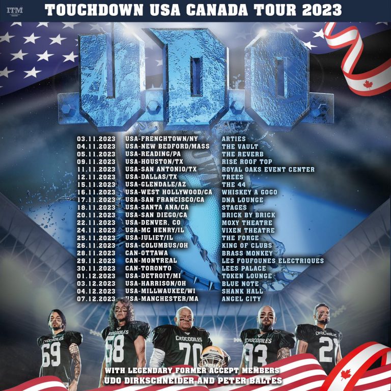 U.D.O. Postpones North American Tour To 2024