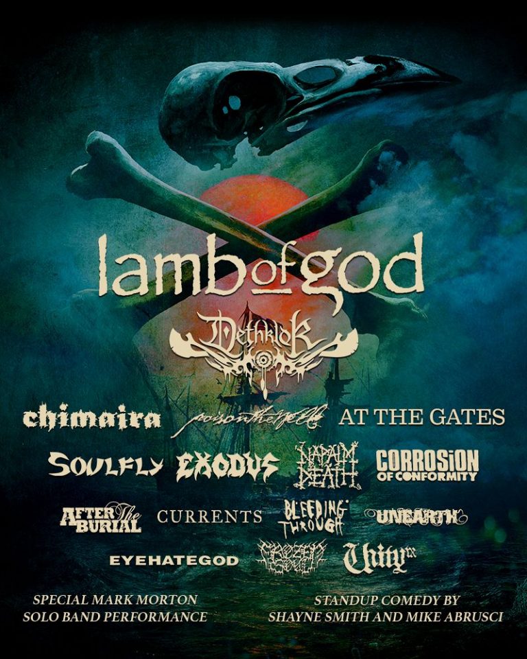 LAMB OF GOD Announces More Details For 2024 ‘Headbangers Boat’ Cruise