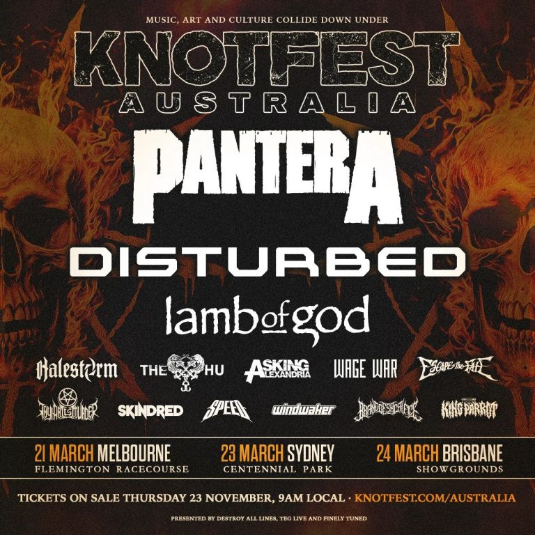 PANTERA And DISTURBED To Headline KNOTFEST AUSTRALIA 2024