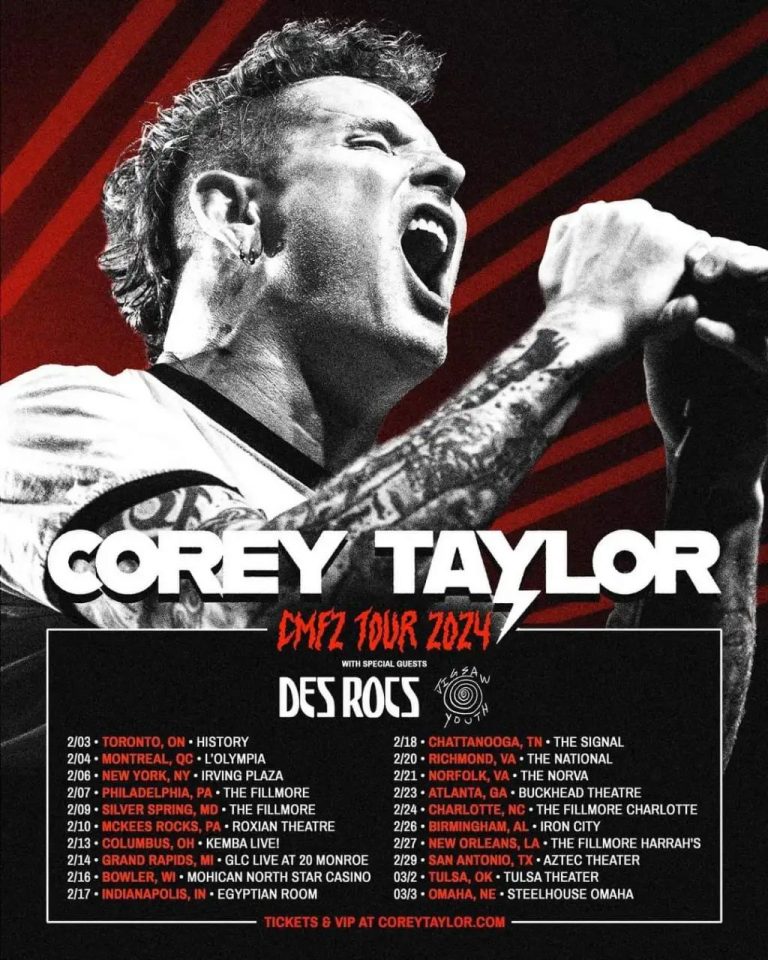 COREY TAYLOR Announces Solo North American Tour