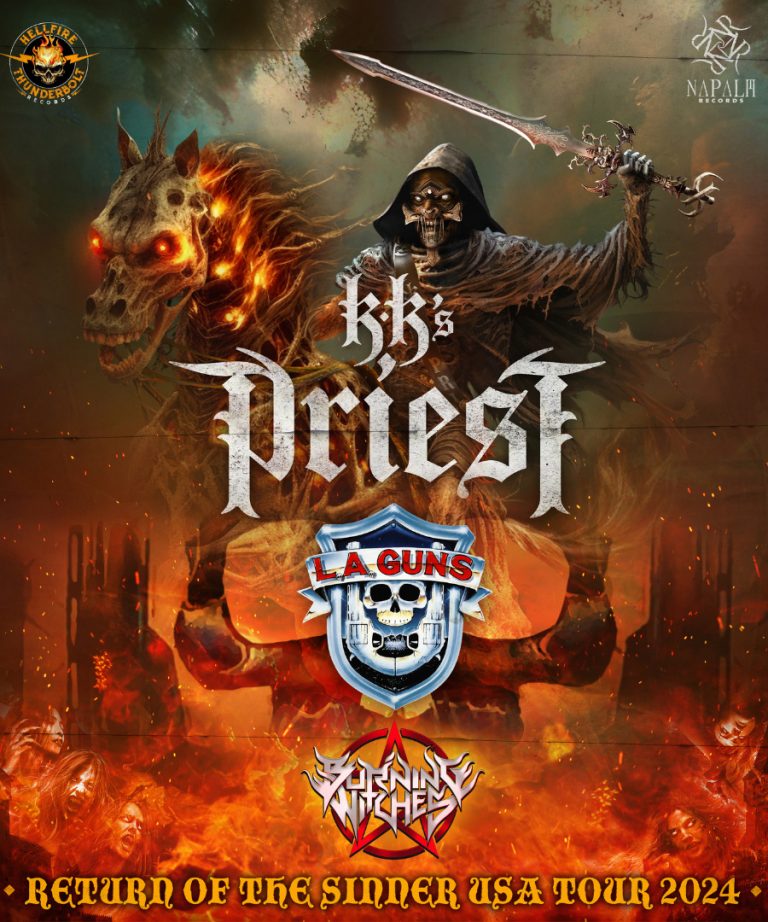 K.K.’S PRIEST Announces US Tour With L.A. GUNS & BURNING WITCHES