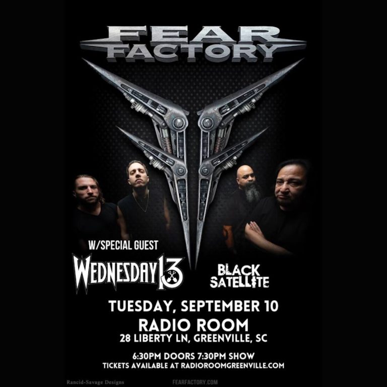 Fear Factory Announce Summer/Fall Headlining Shows With Wednesday 13 & Black Satellite
