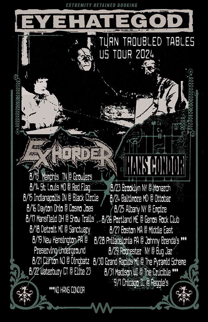 EYEHATEGOD & EXHORDER Announce US Tour