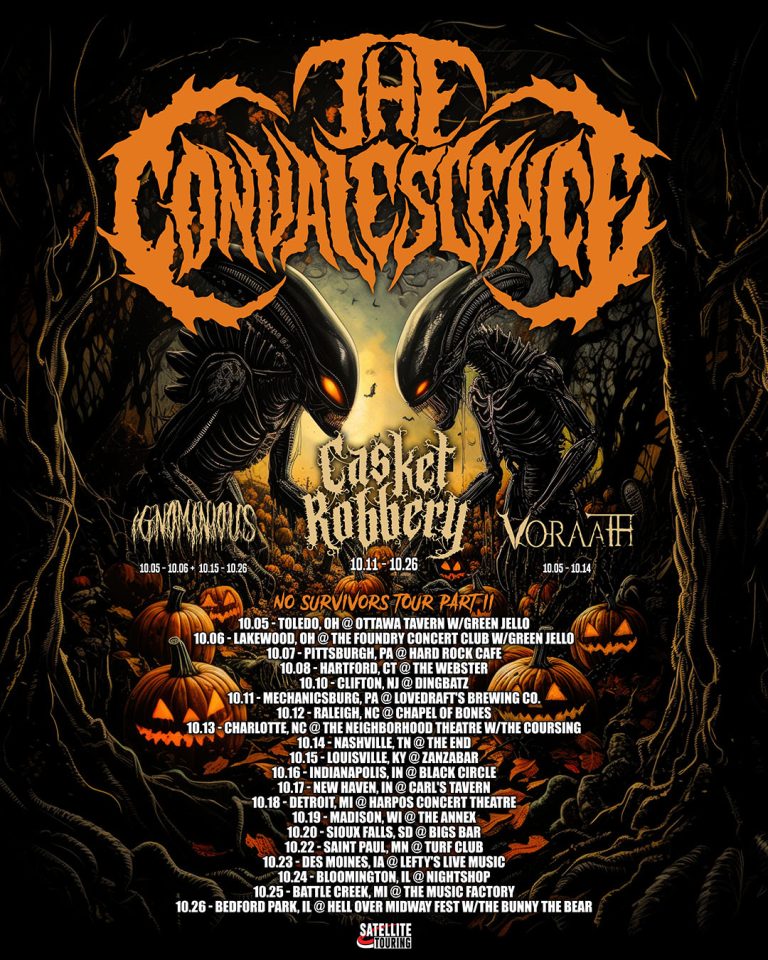 The Convalescence Announce Fall Headlining Tour With Casket Robbery, Ignominious & More