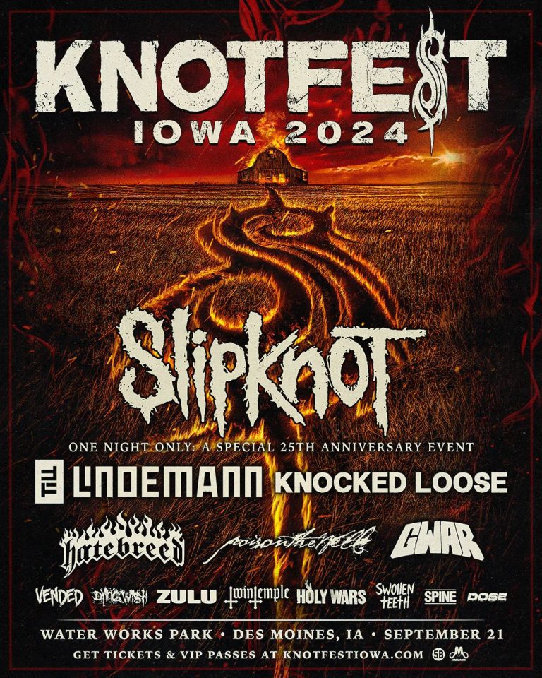 KnotFest Iowa 2024 lineup and details