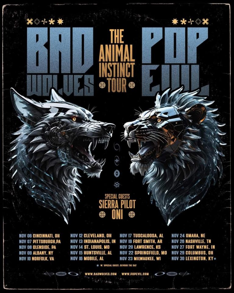 POP EVIL & BAD WOLVES Announce US Tour
