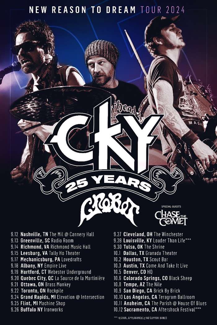 CKY announce North American Fall tour with Crobot and Chase The Comet