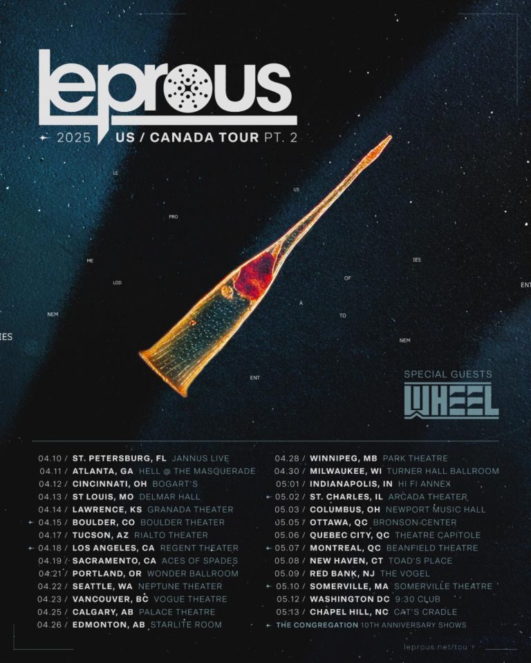 LEPROUS Announces 2025 North American ‘Melodies Of Atonement’ Tour