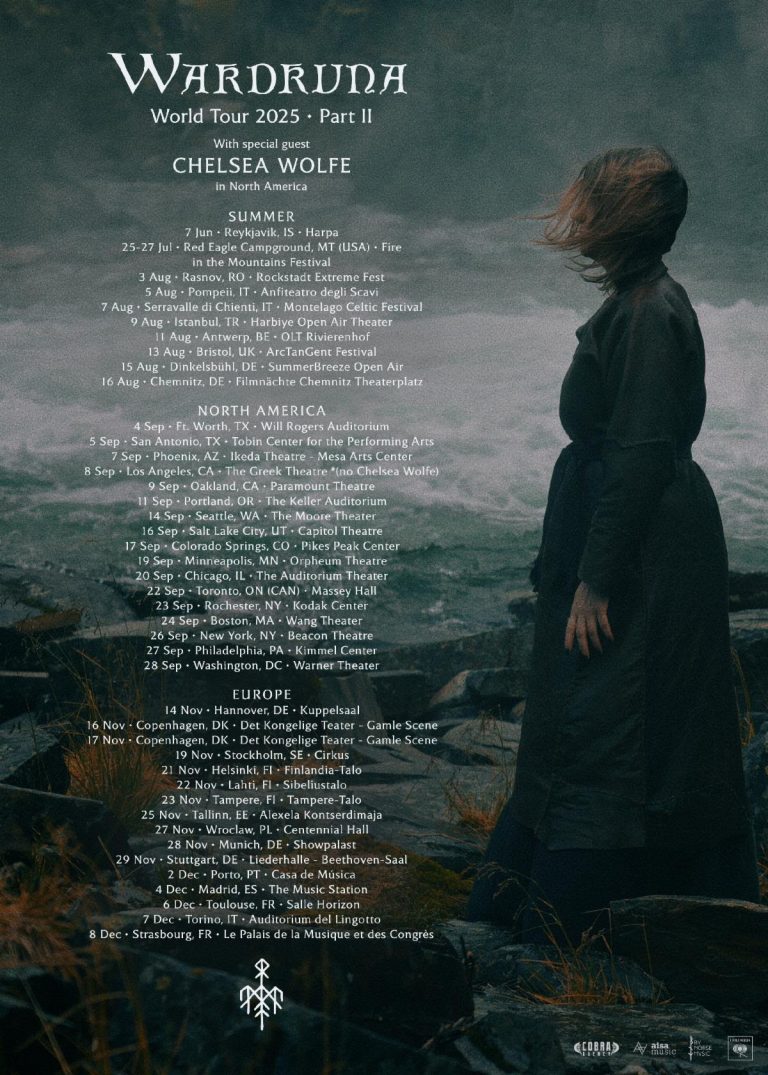 WARDRUNA & CHELSEA WOLFE Announce North American Tour
