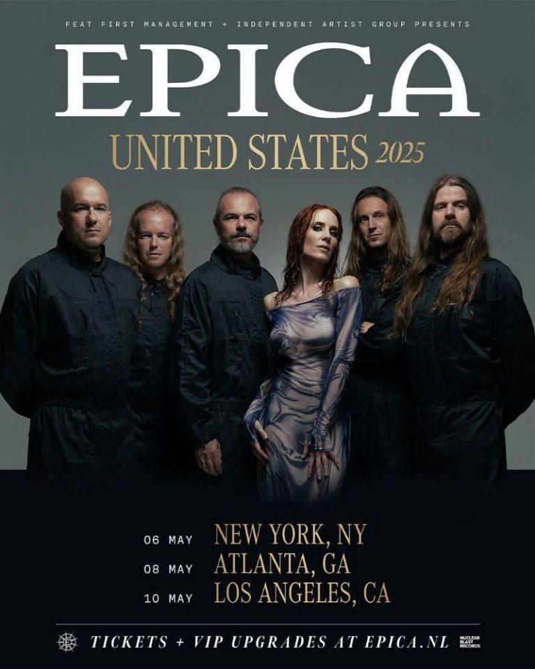EPICA Announces Exclusive U.S. Showcases For May 2025