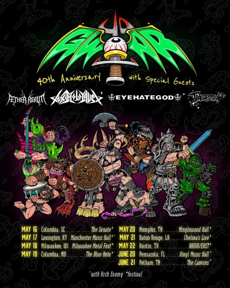 GWAR Announces 40th Anniversary Shows With TOXIC HOLOCAUST, EYEHATEGOD & More