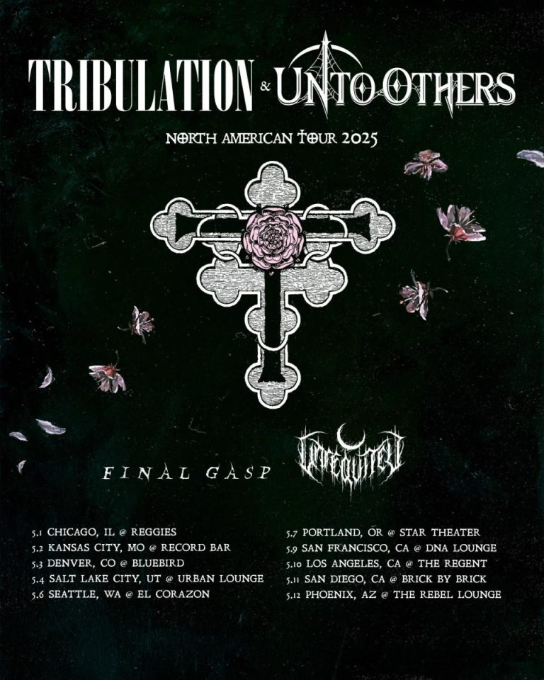 TRIBULATION Announces North American Tour With UNTO OTHERS, EARLY MOODS & More