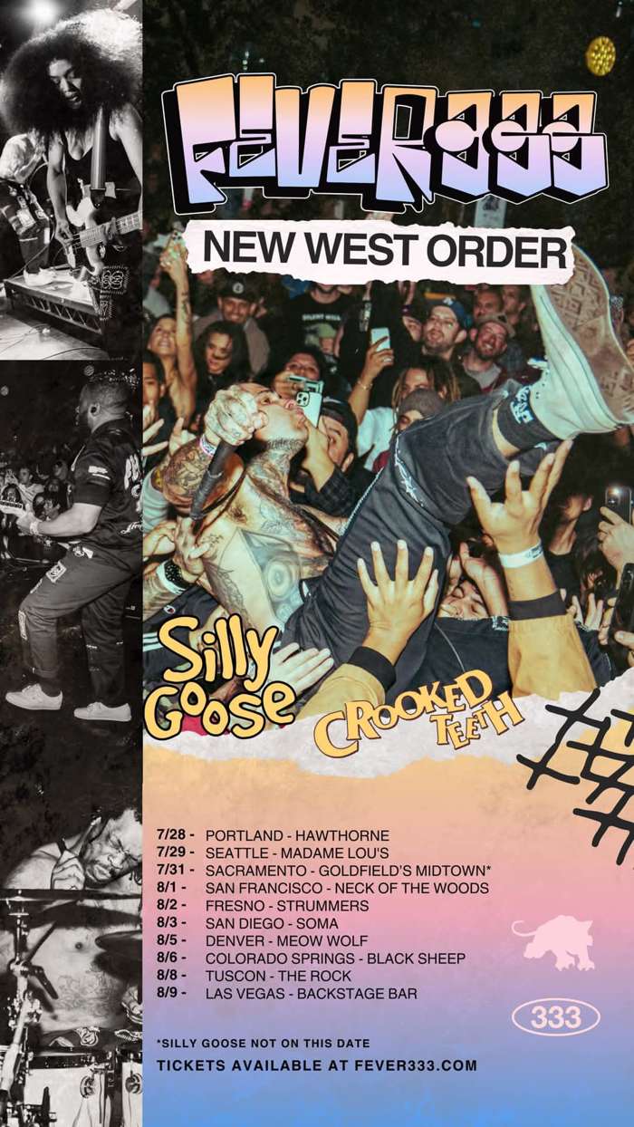 Fever 333 announce West Coast tour with Silly Goose and Crooked Teeth