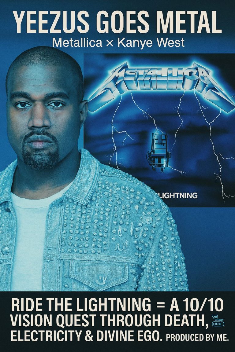 Reviews from hell: Kanye West goes metal journalism with METALLICA’s “Ride The Lightning”