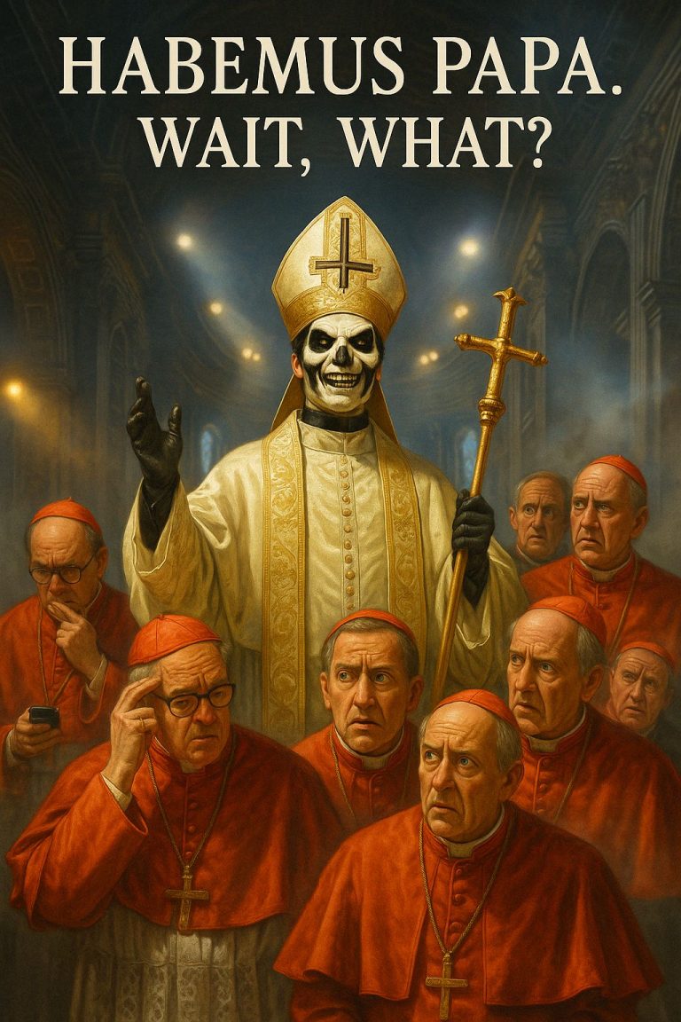 BREAKING: GHOST’s Papa V Perpetua Accidentally Elected Pope After Vatican Clerical Mix-Up