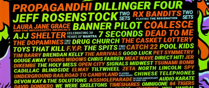 Coalesce, Shelter (Performing “Mantra”), Drug Church, Gouge Away, Etc. Booked For 2025 Edition Of ‘The Fest’