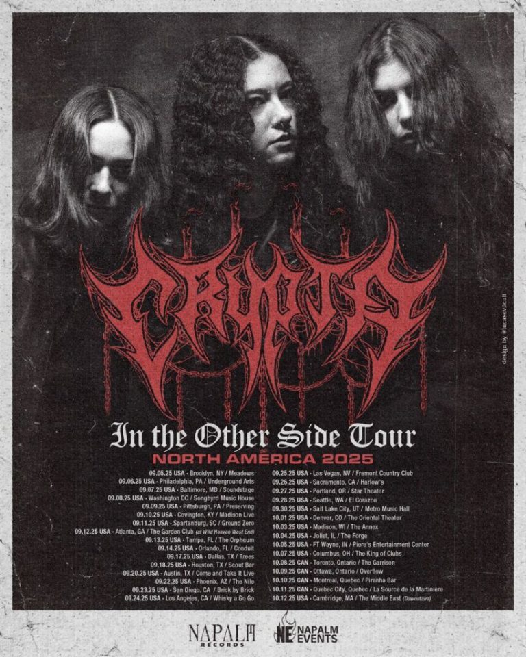 CRYPTA Announces Fall 2025 North American Headlining Tour
