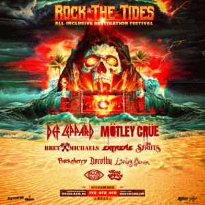DEF LEPPARD And MÖTLEY CRÜE Announce All-Inclusive Destination Festival “Rock The Tides” With BRET MICHAELS, EXTREME, BUCKCHERRY, LIVING COLOUR And Others