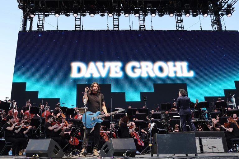 Dave Grohl Joined the Los Angeles Philharmonic Orchestra for a Guest Performance at Coachella