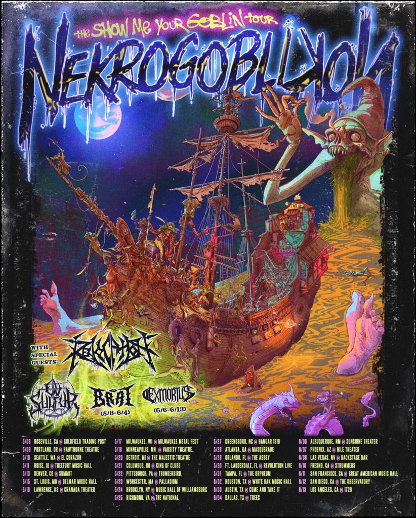 NEKROGOBLIKON Unleash “The Goblikon Double Feature” With “Show Me Your Goblin” And “Fiend” Videos; Headline Tour Confirmed