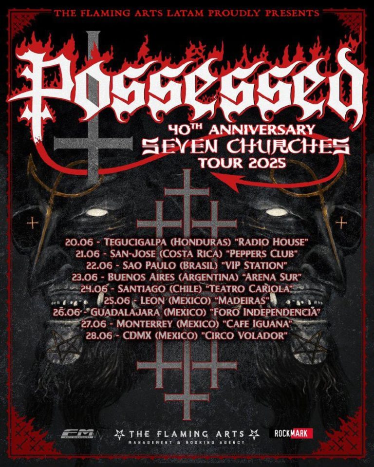 Possessed – Confirm Latin American Tour Dates