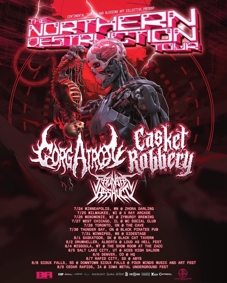 Gorgatron, Casket Robbery, and Frontal Assault announce North American Summer tour