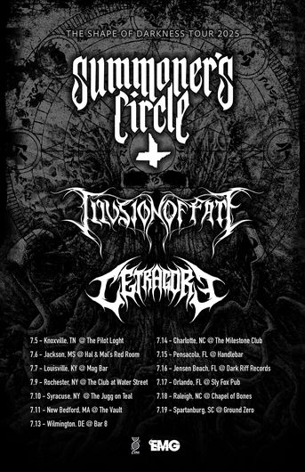Summoner’s Circle updated tour dates with Illusion Of Fate and Cetragore