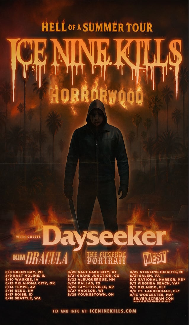 ICE NINE KILLS Announces ‘Hell Of A Summer Tour’ For August/September 2025