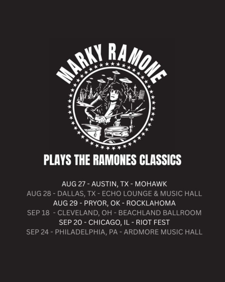 MARKY RAMONE’S BLITZKRIEG Confirmed For Rocklahoma And Riot Fest; US Tour Dates Announced