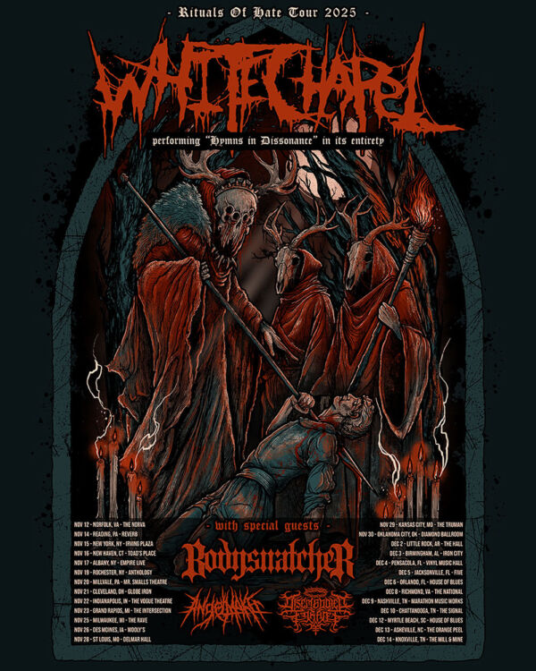 WHITECHAPEL Announces Rituals Of Hate US Headlining Tour
