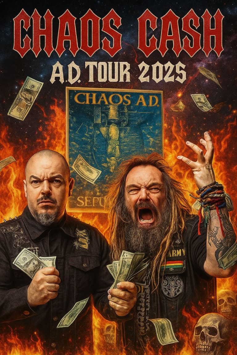 CAVALERA Brothers Announce Chaos A.D. Tour… Again. Max Says, “We’ll Just Keep Doing Old Stuff Until The Checks Stop Coming.”