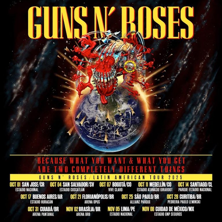 GUNS N’ ROSES Announce Latin America Fall 2025 Tour Dates