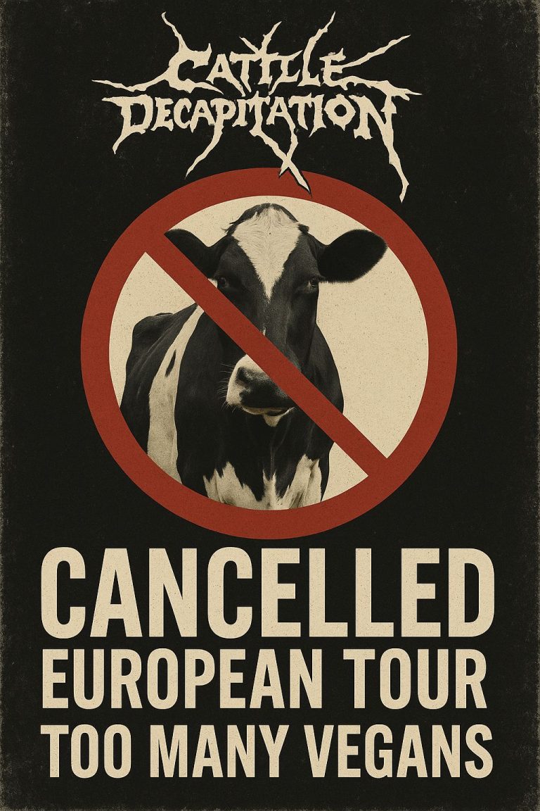 CATTLE DECAPITATION Cancel European Tour, Say Too Many Vegans Got “Uncomfortable”