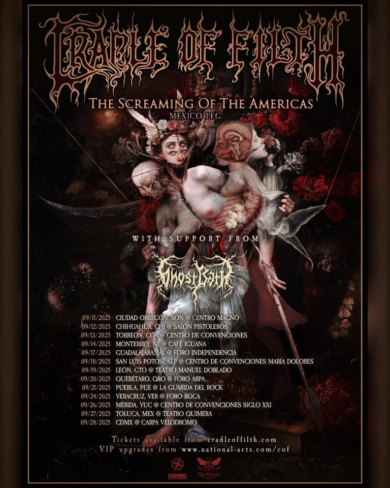 Cradle Of Filth – Extensive Mexican Tour Confirmed