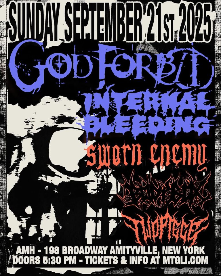 God Forbid announce 20 years of ‘Constitution of Treason’ Long Island, NY show ft Internal Bleeding