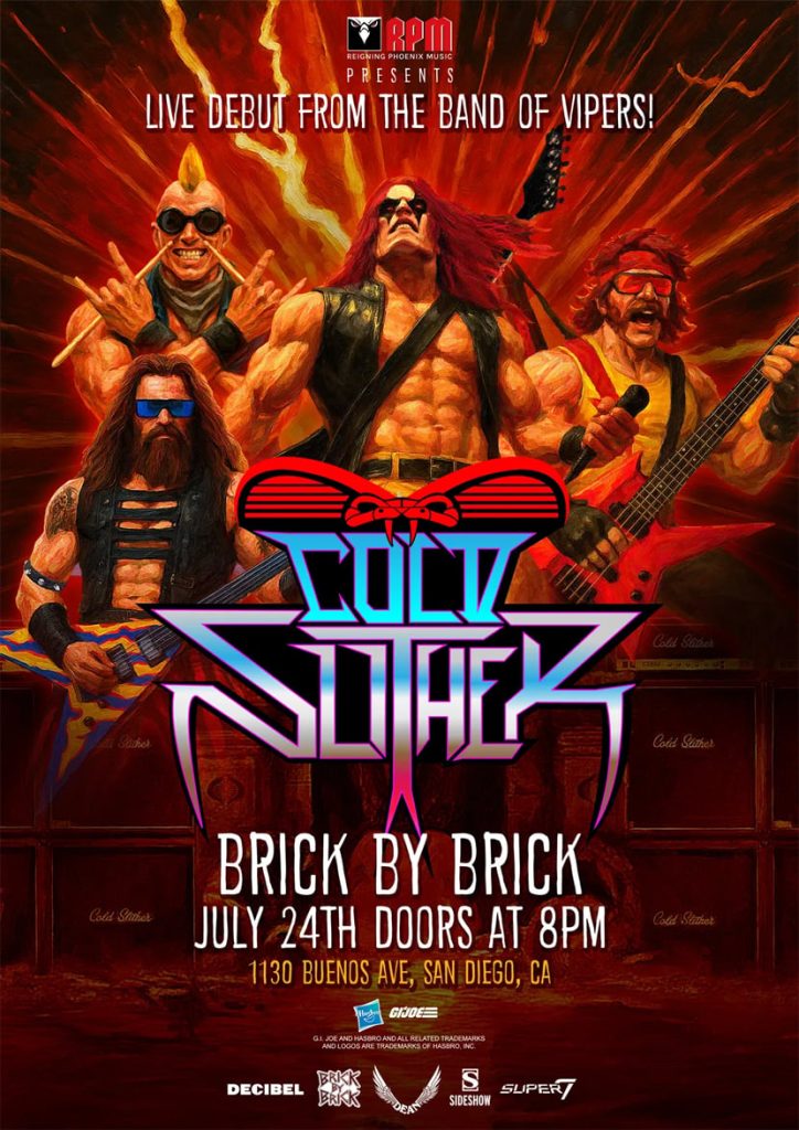 Gruesome, Exhumed & KMFDM Members To Bring Fictional G.I. Joe Metal Band 'Cold Slither' To Life For July Concert - Theprp.com