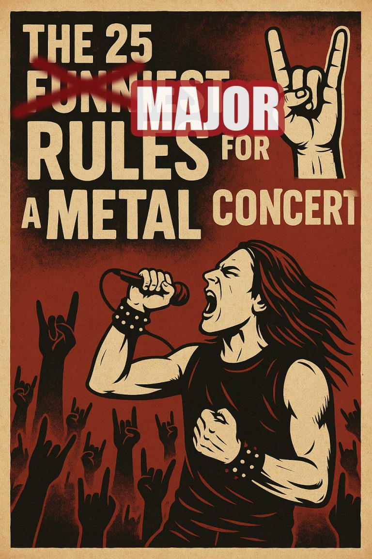 25 Rules for Going to a Metal Concert