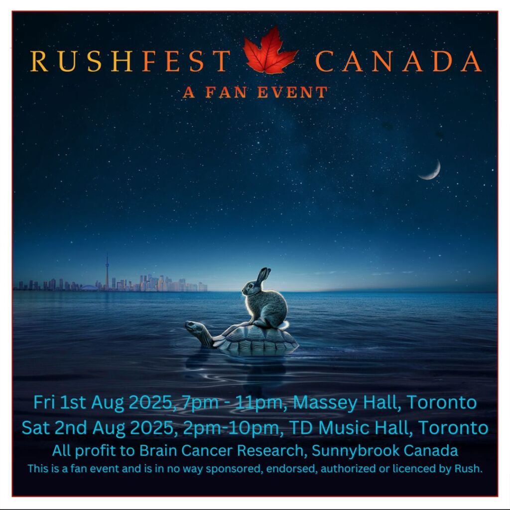 RUSHfest Canada 2025 Celebrates 10 Years Since RUSH’s Final Concert With Two-Day Fan Festival In Toronto