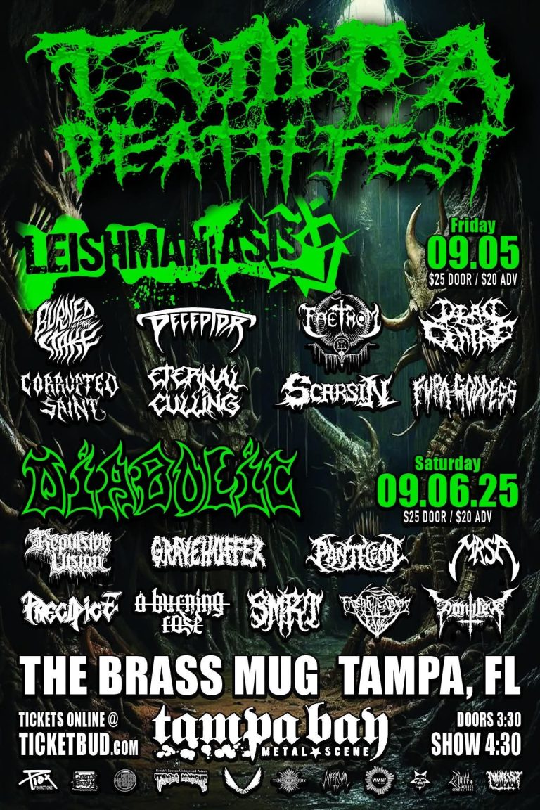 Tampa Death Fest is announced for 5-6 September
