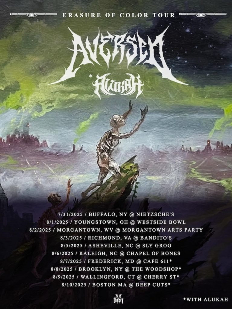 Aversed Kick Off East Coast Tour on July 31st