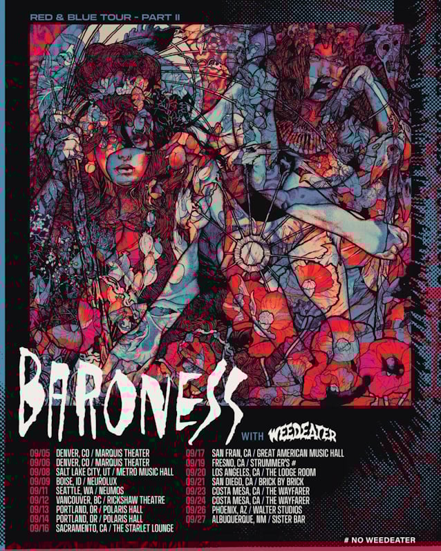 BARONESS Announces 'Red & Blue Tour - Part II'
