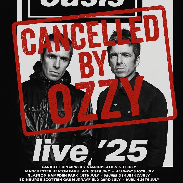 OASIS Cancel Tour After Realizing World Only Cares About Ozzy