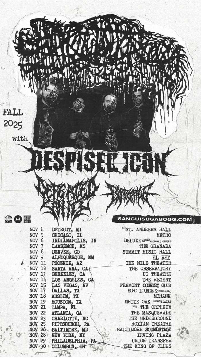 Sanguisugabogg, Despised Icon, Defeated Sanity and Corpse Pile announce U.S. tour