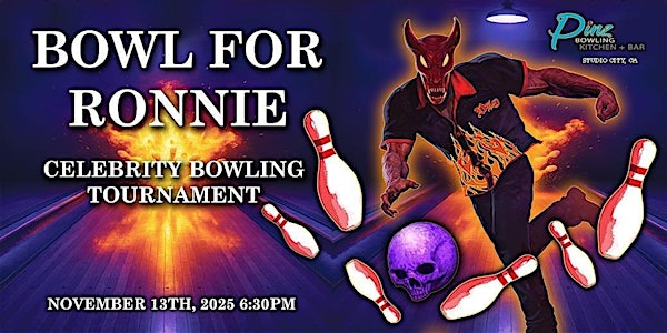2025 ‘Bowl For Ronnie’ Celebrity Bowling Party Announced