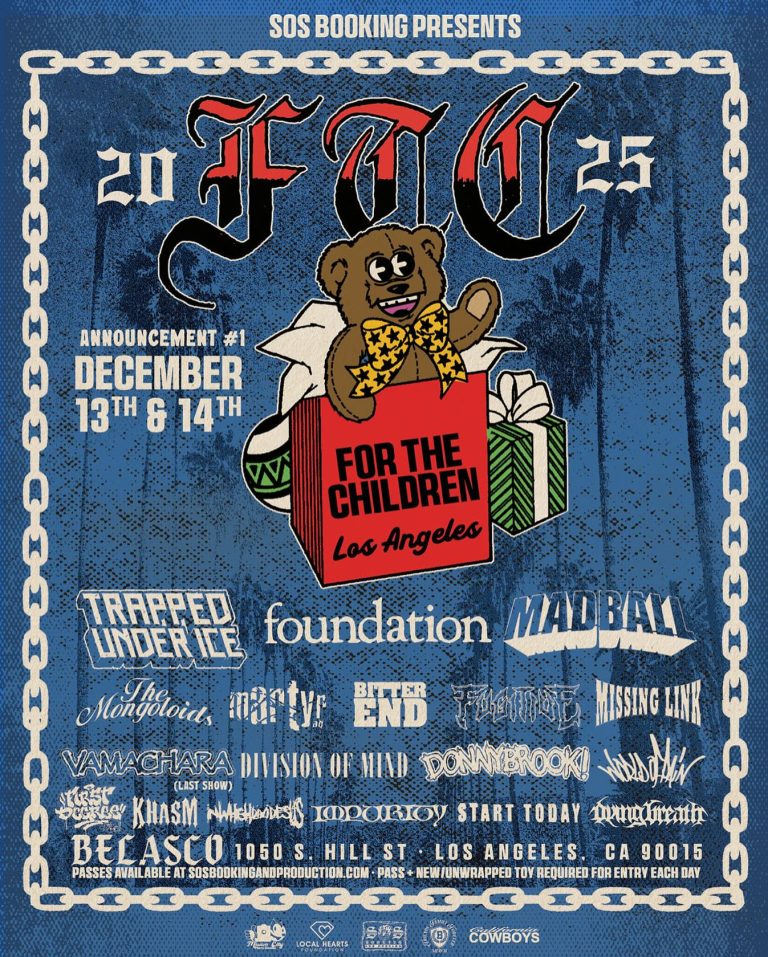Trapped Under Ice, Foundation, Madball and more announce for For The Children 2025