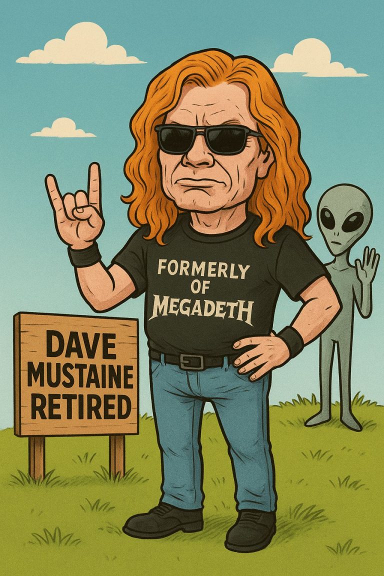 Dave Mustaine Announces Retirement Plans: From Criticizing Metallica to Competitive Cheese Rolling