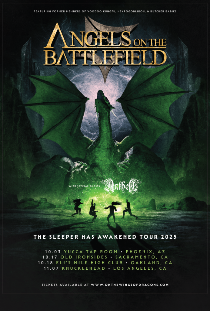 ANGELS ON THE BATTLEFIELD Feat. Former Members Of VOODOO KUNGFU, NEKROGOBLIKON & BUTCHER BABIES Announce Debut US Headline Tour