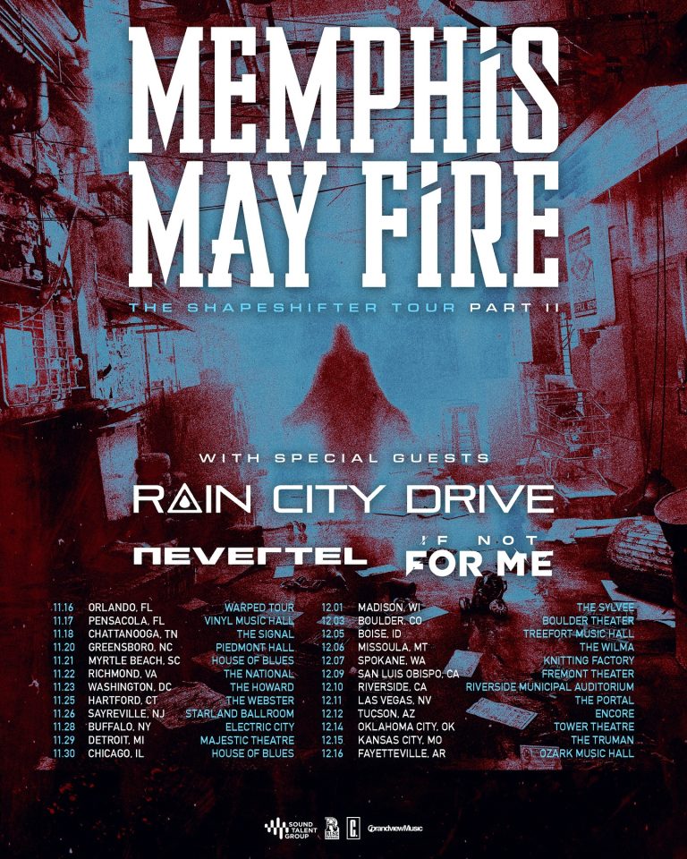 Memphis May Fire announce fall headline U.S. tour